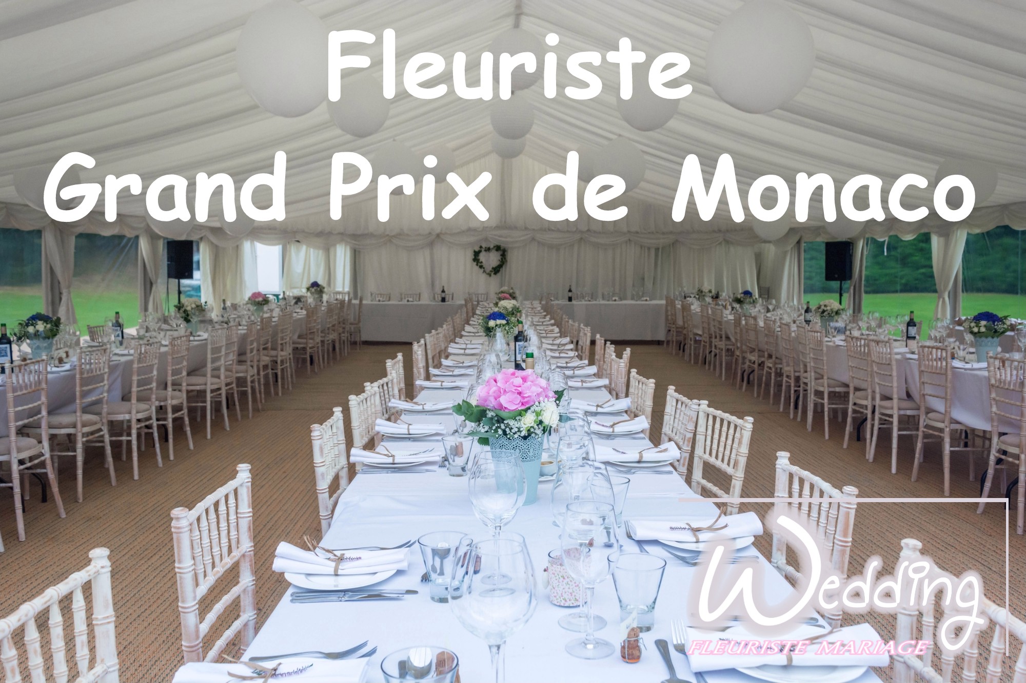 FLEURISTE POUR TRAITEUR GRAND PRIX DE MONACO - FLEURISTE MONACO - TRAITEUR MONACO